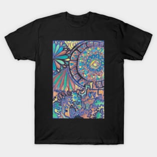 Purple Pastel Doodle T-Shirt